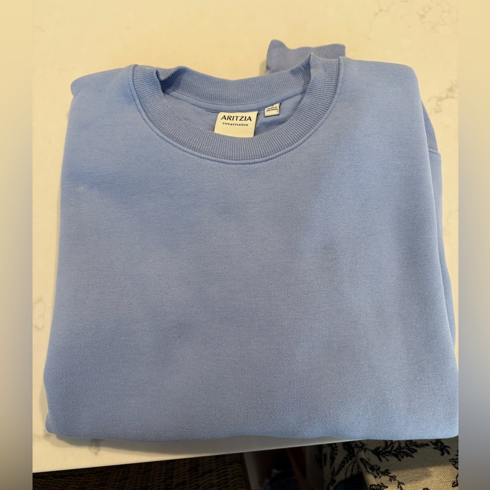Aritzia women’s Light Blue Crewneck Sweater